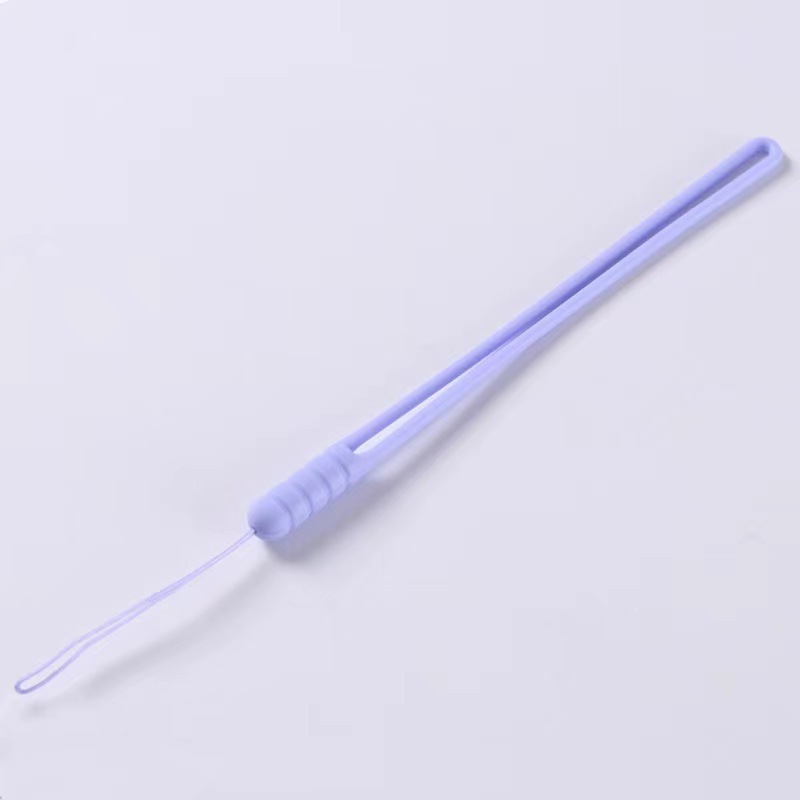 New Arrival Elastic Cell Phone Case Cover Holder Wrist Strap ID Card Holder Necklace Silicone Lanyard for Phone Image 4