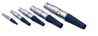 4.2-5.2mm 직경 케이블 용 FGG 0B 커넥터 스트레이트 플러그 2 3 4 5 6 7 9 핀 항공 플러그