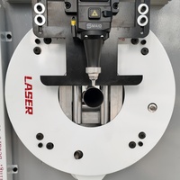 Cortadora de Tubos Láser de Fibra Automática de 3 Ejes, Mandril de 120 mm, Máquina de Corte de Tuberías CNC con Enfriamiento por Agua para Metal de Alta Velocidad