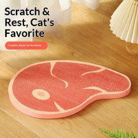 Nouveau grattoir pour chat en papier ondulé créatif, anti-rayures, meuble de meulage des griffes, jouet de repos, fournitures, adorable, vent