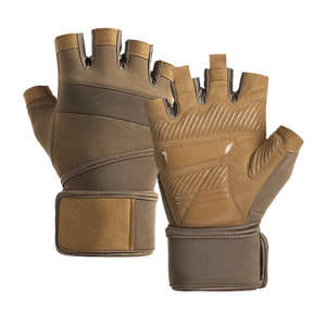 Coexistence Custom Logo Breathable Workout Gym Wholesale Leather Half Finger Fitness Protection <b>Weight</b> Lifting Training <b>Glove</b> - Product Image 2