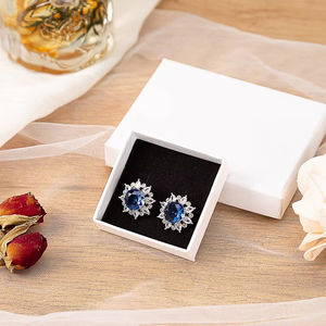 Caja de Joyería de Calidad con Logotipo Personalizado, Empaque de Papel para Joyería, Caja de Regalo para Anillos, Collares y Pendientes - Product Image 4