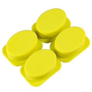 Moule à savon ovale 4 cavités en silicone antiadhésif platine LFGB sans BPA de l'usine MUYULINS - Product Image 6