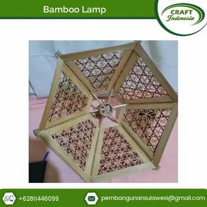 Leading Supplier Highest Selling Modern Bamboo Rectangle Pendant Lamp Energy Saving Bulb Hanging Restaurant <b>Lighting</b> Antique - Product Image 3