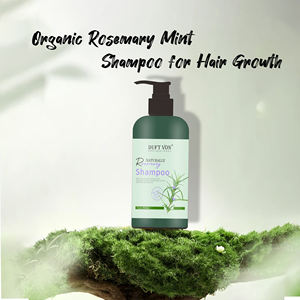 Ensemble de soins capillaires naturels à la menthe et au romarin biologique, formule 2 en 1 lissante, sans silicone, utilisation quotidienne, aloe vera rafraîchissant - Product Image 4