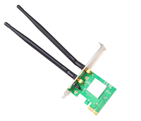 Fabricante de Mini adaptador de red PCI-E inalámbrico de 300Mbps, tarjeta de red de ordenador