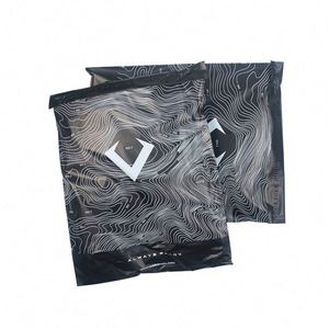 ถุงพลาสติก LDPE แบบกำหนดเอง ย่อยสลายได้ เป็นมิตรกับสิ่งแวดล้อม รีไซเคิลได้ สำหรับธุรกิจขนาดเล็ก ใช้สำหรับจัดส่งและบรรจุภัณฑ์เสื้อผ้า ห่อของขวัญ - Product Image 4