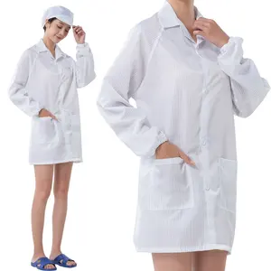 Gemaakt In China Antistatische Kleding Esd Kledingstuk Cleanroom Kleding