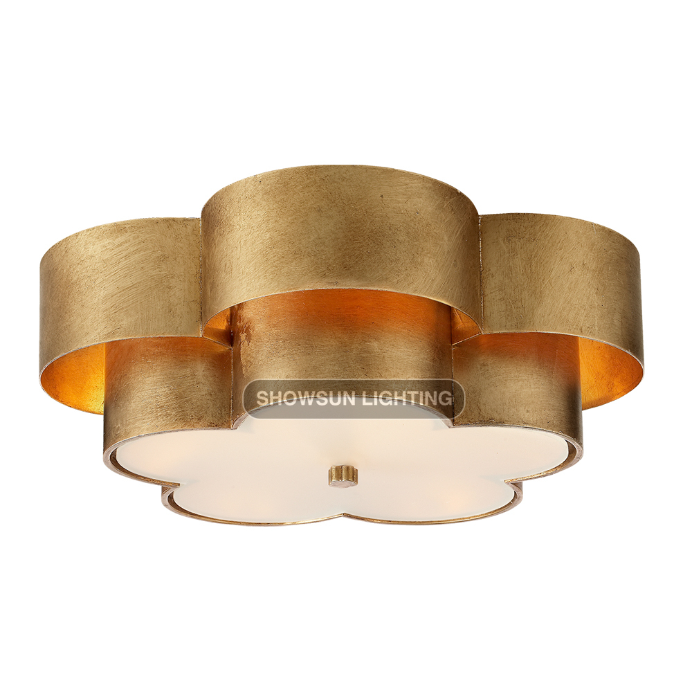 Indoor Led Ceiling Mount Lights Metal Luxury Ceiling Lights