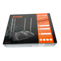 Router WiFi Tenda AC8 5.0 AC1200M Versi Global Laris Manis, Mendukung IP6 POE TCP GSM Dual Band, Smart APP, Cakupan Rumah Luas