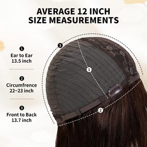 Perruque courte bob en cheveux humains Remy 100% chinois avec base en soie pour femmes, densité 130%, fournisseur de premier plan - Product Image 2