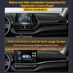 Para Toyota Highlander Crown Kluger 2022-2025, Navegación GPS, Reproductor Multimedia Estéreo para Auto con Carplay, Radio para Auto, Unidad Principal de 15 Pulgadas - Product Image 2
