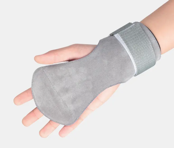 สายรัดข้อมือแบบปรับได้สำหรับเล่นฟิตเนสยิมแผ่นปกป้องมือฝ่ามือเพื่อยกน้ำหนัก