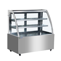Incubateur de bureau en acier inoxydable Commercial 220V électrique Hamburger tarte armoire chauffante Restaurant affichage des aliments