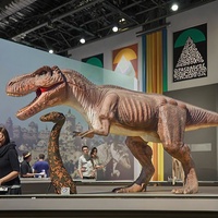 Dinosaure T-Rex Animatronic en métal personnalisé Taille réelle robotique pour parc sportif