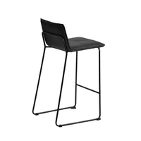 Chaises de bar élégantes au design européen moderne en cuir PU pour salle à manger et salon, chaise haute de comptoir – Offre spéciale