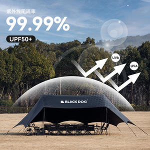 Blackdog all'aperto a baldacchino <span class=keywords><strong>tenda</strong></span> parasole campeggio con doppio picco impermeabile protezione solare Cloud Top Mount Wanzhong - Product Image 5