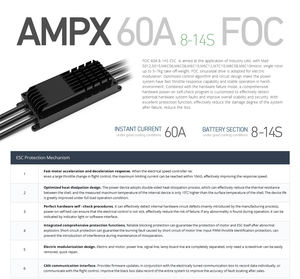 T-motor MAD AMPX 60A Pro (2-6S) <span class=keywords><strong>ESC</strong></span> Drone Motor Controller para Quadcopter Multirotor Drone Accesorios - Product Image 6