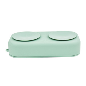 Baby Food Bowl Plate <b>Set</b> Silicone Detachable Large Capacity Meal Box 2 In 1 For 0 12 Months - Product Image 5