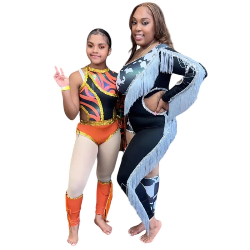Sequins Fringe Shiny Majorette Competition Uniforms