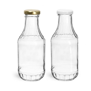 Botella <span class=keywords><strong>Tabasco</strong></span> de vidrio transparente barata 10 oz 500ml salsa Sriracha caliente Woozy botella de vidrio con tapón de rosca a prueba de fugas - Product Image 5