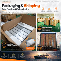 Projecteur LED pour éclairage de chantier industriel, port, logistique, cour, certifié SASO, IP66, qualité marine, lampe à haut mât