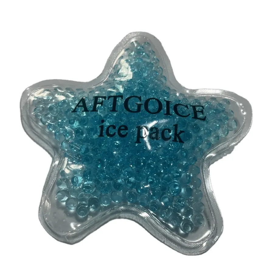 Diverse forme e colori gel impacco di ghiaccio, riutilizzabile soft dissipa impacco di calore, caldo freddo gel pack può essere riscaldato per mani calde.