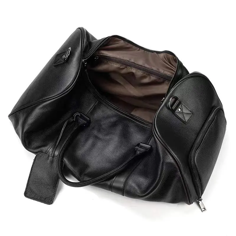 Оптовая продажа с фабрики, Индивидуальная сумка из натуральной кожи для путешествий на выходные, Туристическая сумка, спортивная сумка-тоут для спортзала, спортивная сумка