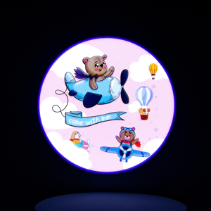 Cấp Bằng Sáng Chế Trẻ Em Mới Thông Minh Ngủ Huấn Luyện Viên RGB Ánh Sáng Ban Đêm Chiếu Bảng Đồng Hồ Báo Thức Hẹn Giờ Hiển Thị Kỹ Thuật Số Nhựa Cho Trong Nhà - Product Image 3