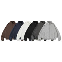 Neu eingetroffene modische Allround-Freizeitjacke mit lockerem Stehkragen, Bomberjacke, Athleisure-Trainingsanzug, Jacke mit durchgehendem Reißverschluss