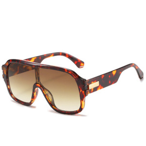 Nuevo retro marco grande Rana espejo personalidad una pieza gafas de <span class=keywords><strong>sol</strong></span> de moda tendencia de la <span class=keywords><strong>calle</strong></span> disparando gafas de <span class=keywords><strong>sol</strong></span> - Product Image 1