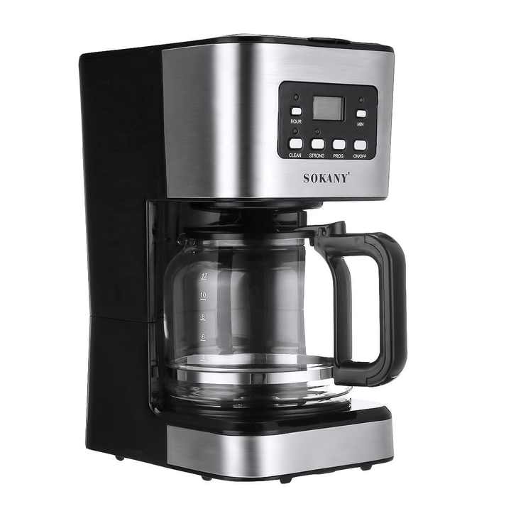 SOKANY 12 Cup Electric Drip Coffee Maker for Home & Commercial Use