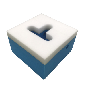 Dual-Trach Slit Anti-Decubitus Head Positioner Prone Medical <strong>Foam</strong> <strong>Pad</strong> Hospital Roll <strong>Size</strong> PU Material <strong>Custom</strong> Cutting Service - Product Image 1