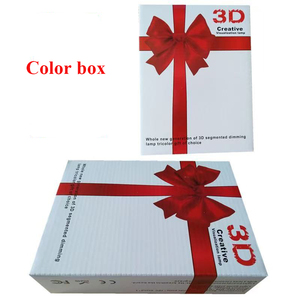 Sáng tạo LED 3D ảo ảnh xuyên biên giới ánh sáng ban đêm phòng khách cạnh giường ngủ Đèn bàn Gấu bông quà tặng sinh nhật ấm trắng USB - Product Image 4