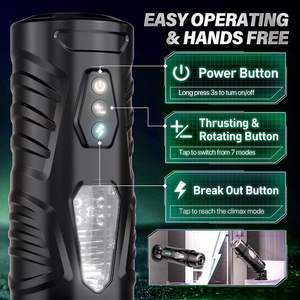 ของเล่นผู้ใหญ่ไฟฟ้าสำหรับผู้ชายพร้อมโหมดหมุนได้อย่างมีประสิทธิภาพ - Product Image 5