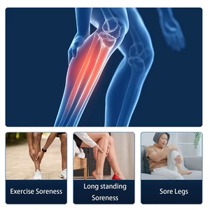 Masseur de jambes intelligent à compression d'air 2026 avec thérapie thermique pour la récupération musculaire des mollets, <span class=keywords><strong>genoux</strong></span> et pieds, et stimulation de la circulation OEM ODM - Product Image 6