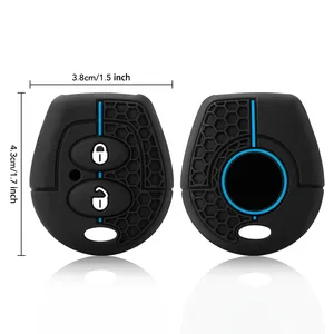 Custodia Protettiva in Silicone per Chiave Smart VW Polo Golf Passat Bora Sharan Skoda Octavia Fabia Seat Corboda Leon <span class=keywords><strong>Ibiza</strong></span> - Product Image 6