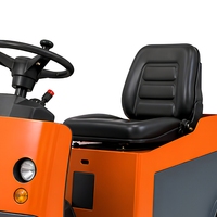 Tracteur de remorquage électrique à trois roues, remorque industrielle de 6 tonnes pour aéroport, usine, parc logistique
