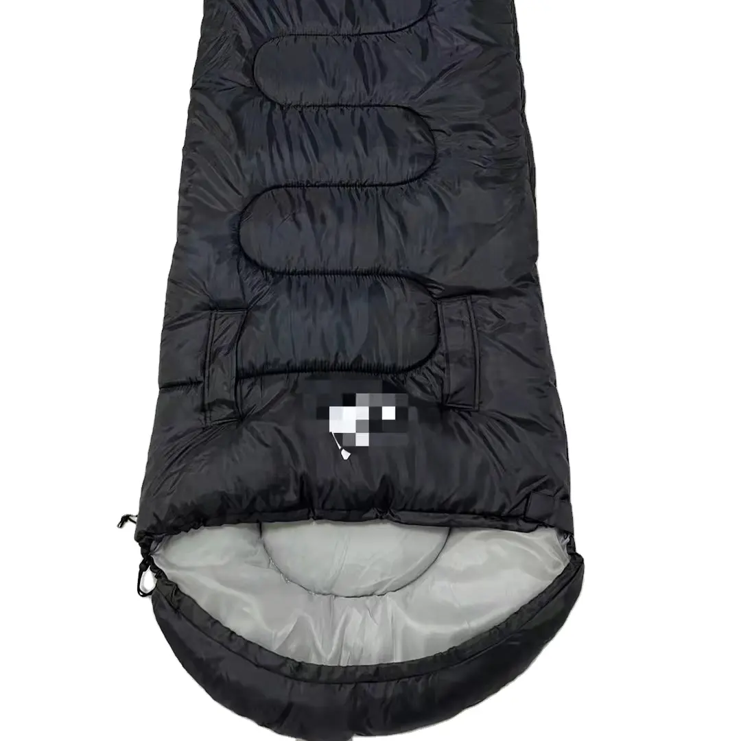 Luxury Canvas Sleeping Bag with Extra Layer all Season waterproof big size family car camping hunting