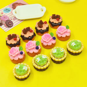 Adornos de resina con forma de pastel dulce, modelo de comida en miniatura para manualidades, casa de muñecas, juguetes, fundas de teléfono DIY - Product Image 5