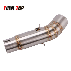 Pour <span class=keywords><strong>Suzuki</strong></span> Middle Link Pipe GSX-S <span class=keywords><strong>750</strong></span> BK750 GSR750 2018 ~ <span class=keywords><strong>2022</strong></span> 51mm 304 Tuyau moyen d'échappement en acier inoxydable - Product Image 3