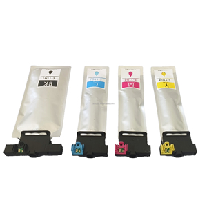 Sac d'<span class=keywords><strong>encre</strong></span> pigmentée rechargeable haute capacité Greencolor compatible avec Epson WorkForce Pro WF5390 WF5390a WF5890 WF5890a - Product Image 1