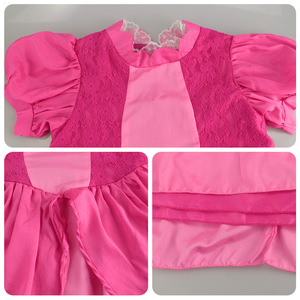 Robe de cosplay princesse Brigitte pour filles, manches bouffantes avec garniture en dentelle, Costume printemps 2023, âge 8-13 ans, thème fantaisie occidentale - Product Image 4