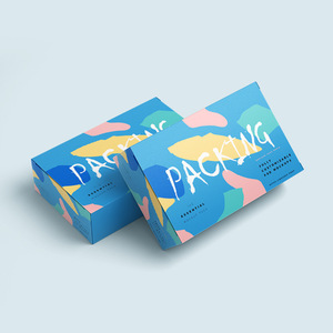 Boîtes d'expédition en carton recyclable en gros, boîtes en papier d'emballage brillantes et colorées de luxe OEM pour cadeaux - Product Image 1