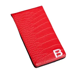 Porte-cartes de golf et de page en cuir brodé, accessoires et porte-cartes de golf de haute qualité, 1 pièce