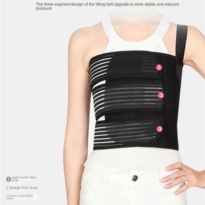 <span class=keywords><strong>Ceinture</strong></span> de fixation des côtes en gros Côtes thoraciques Respirantes Compression réglable Sangle élastique complète Protection de la taille - Product Image 4