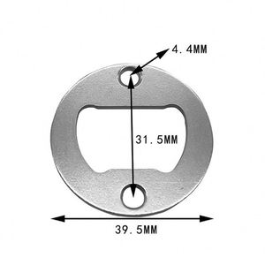 Oferta Especial: Herraje Metálico de 40 mm para Abrir Botellas de Cerveza, Pieza para Bricolaje - Product Image 2