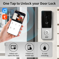 Sonnette de porte avec caméra, protection de la vie privée, pénétration du signal puissante, IP65, pour communautés fermées