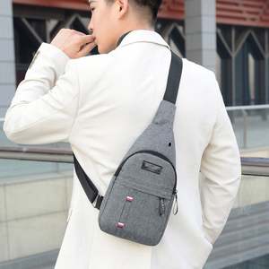 Bolso de Pecho Casual y Deportivo para Hombre, Estilo Mensajero, Oxford Ecológico, con Compartimento para Laptop, Cierre de Cremallera, Mochila de Hombro - Product Image 3