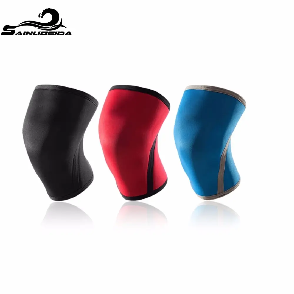 Support custom sports knit protection mountaineering three-dimensional knit knee pads